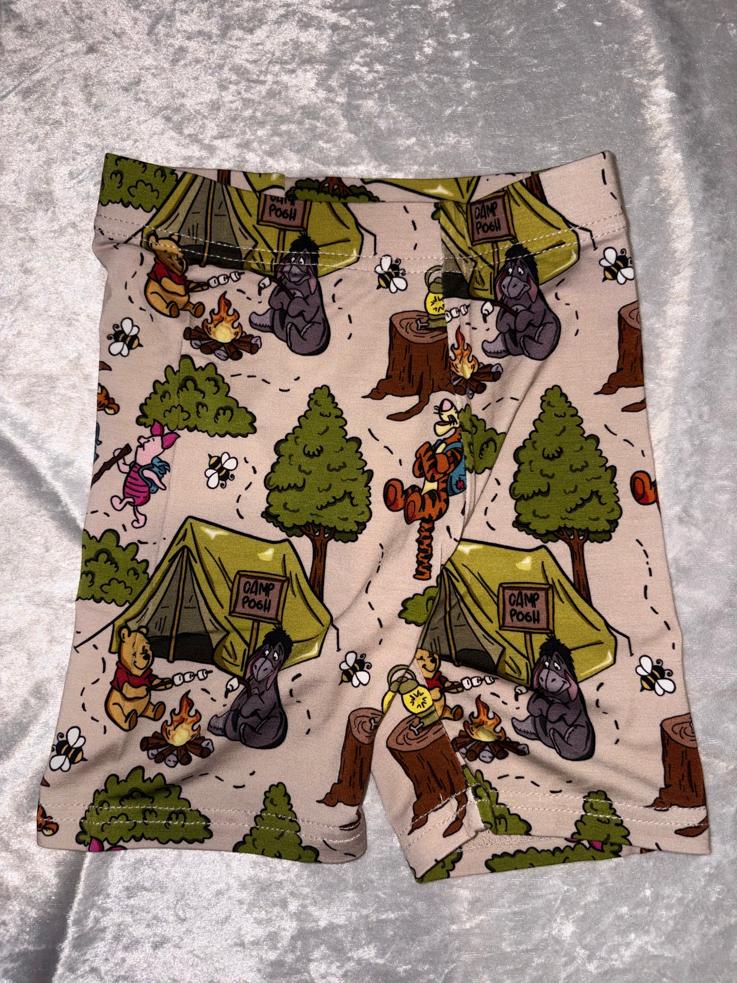 Camping Friends Bamboo Two-Piece Short Set