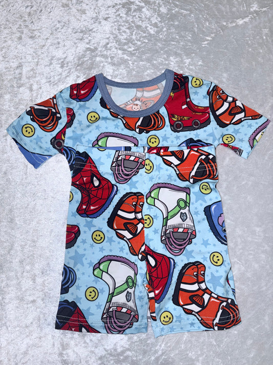 Character Footprints Bamboo Two-Piece Set