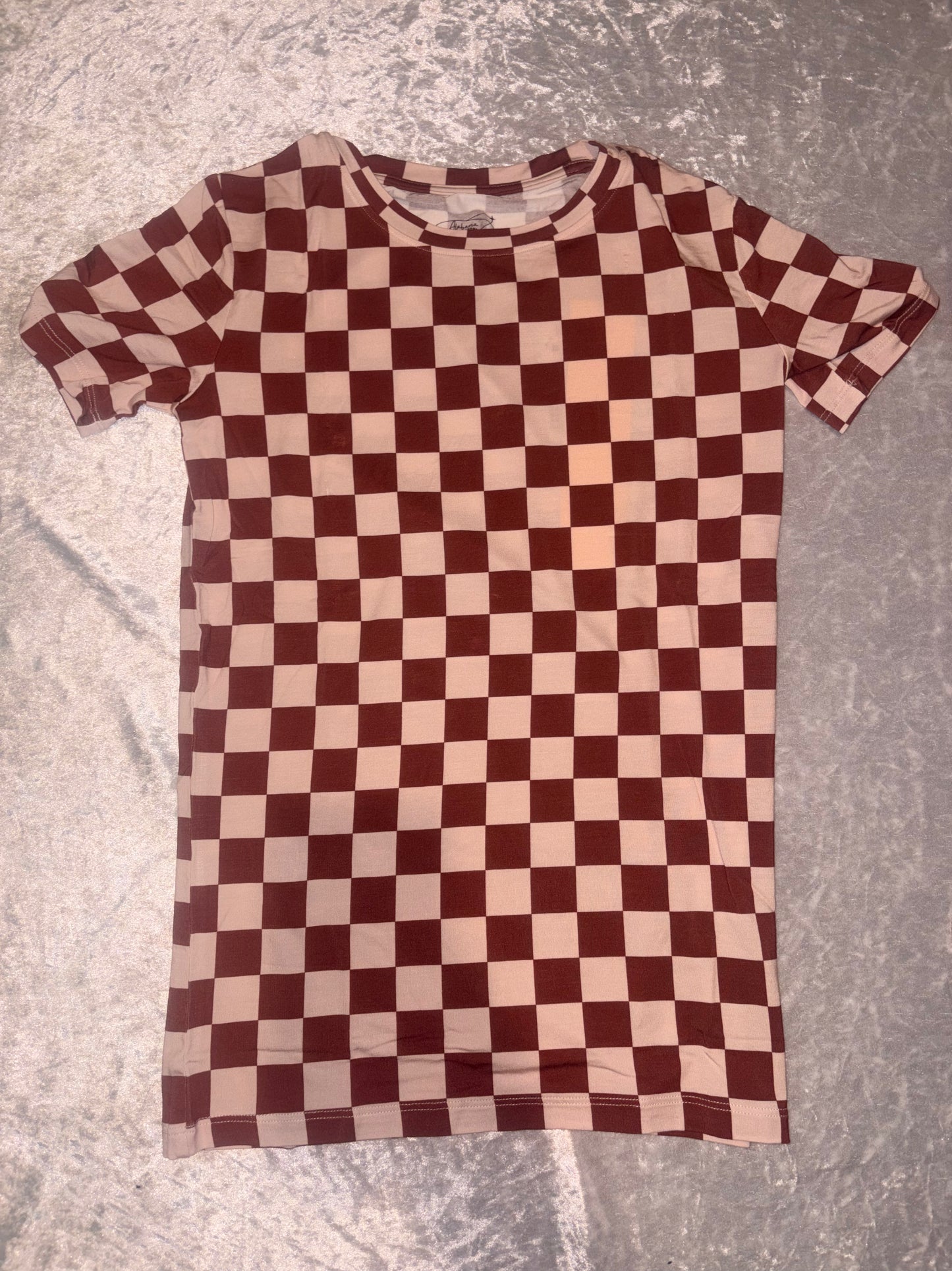 Checkered Out Bamboo Two-Piece Set