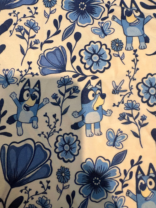 Flower Dogs Bamboo Two-Piece Set