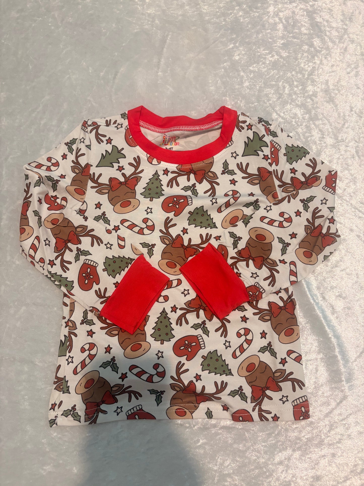 Candy Christmas Bamboo Two-Piece Set