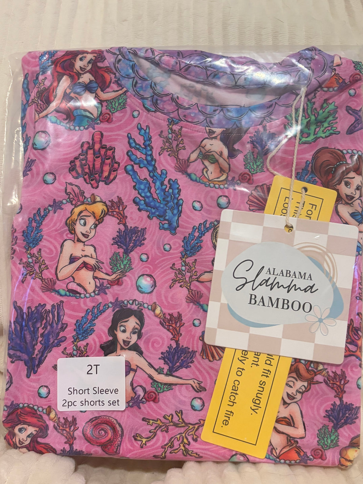 Mermaid sisters - 2T Short Sleeve/Shorts