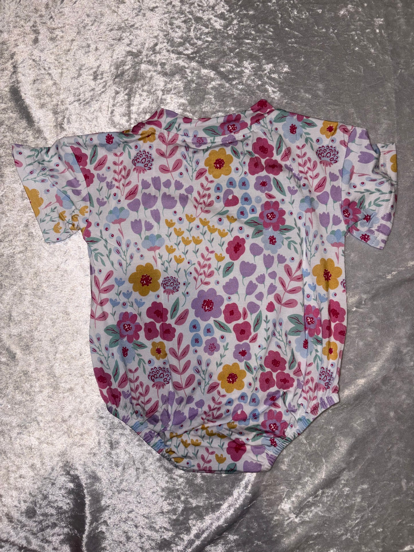 Flowing Flowers Bamboo One-Piece