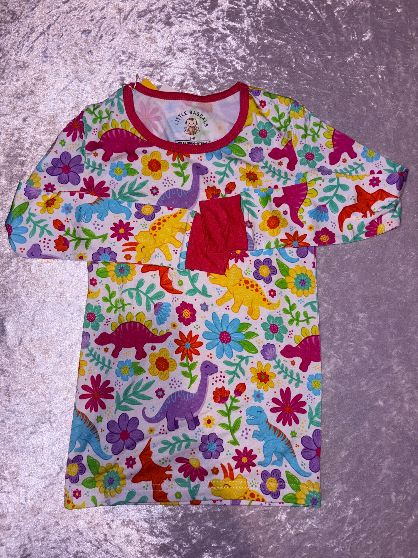 Dinosaur Roar Bamboo Two-Piece Set