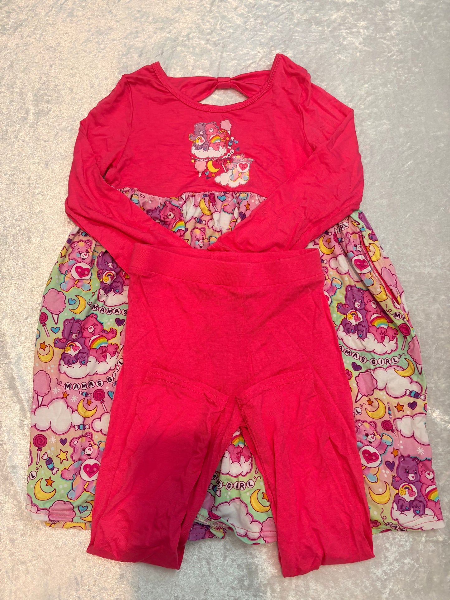 Caring Bears Bamboo Dress/Leggings
