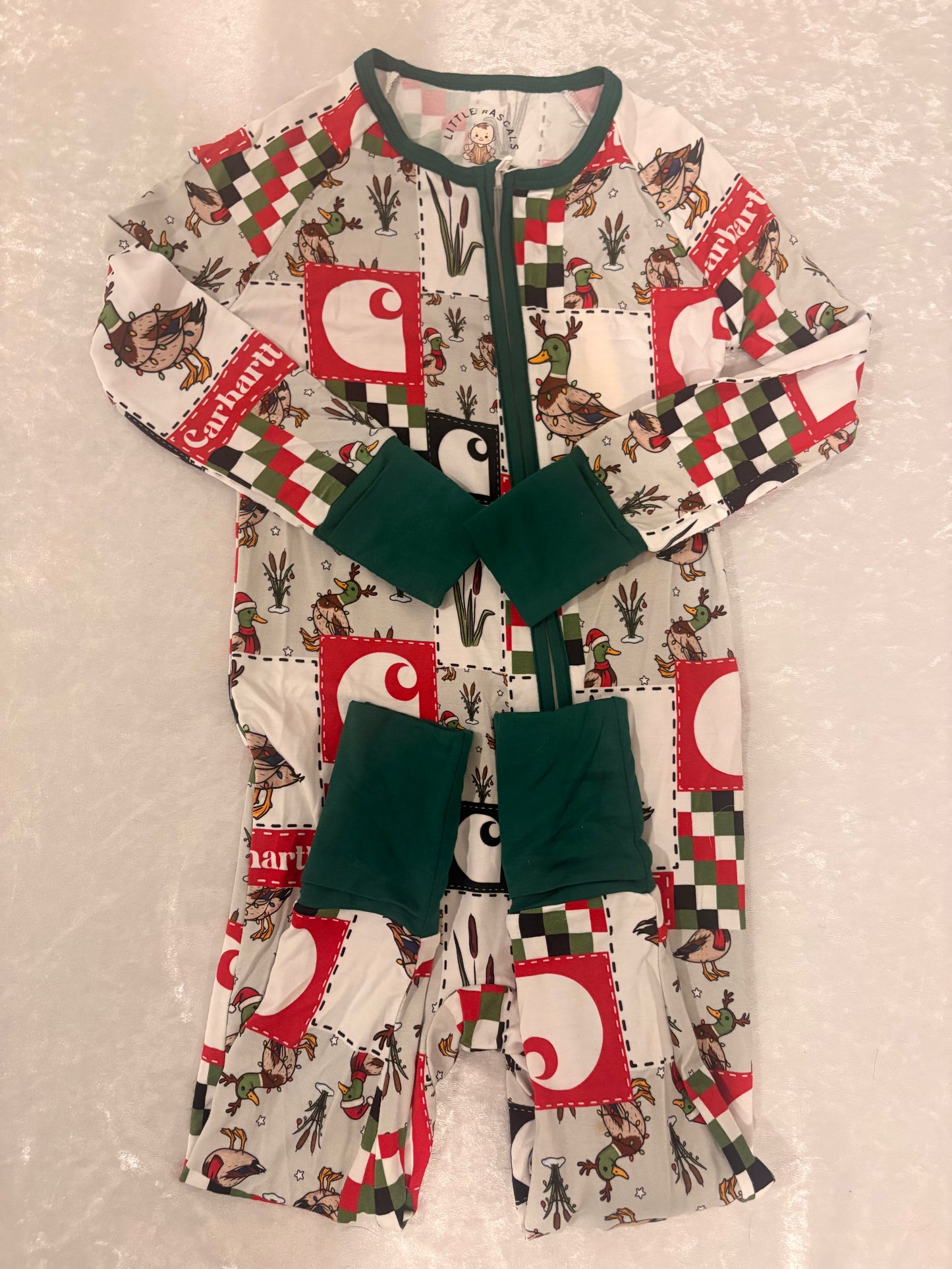 Country Christmas Bamboo Zippy