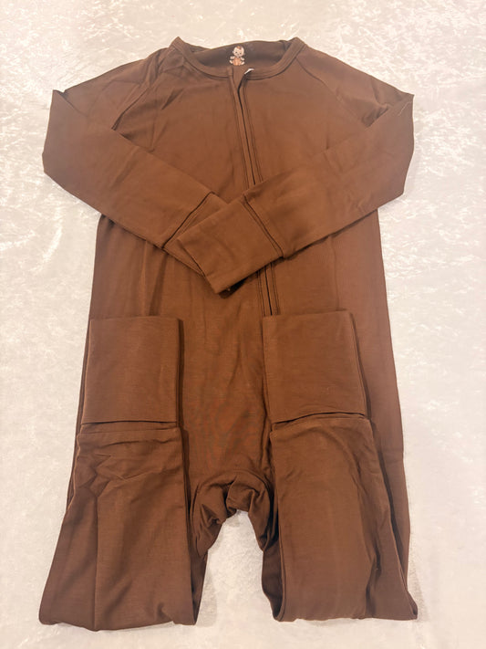 Forest Brown Bamboo Zippy