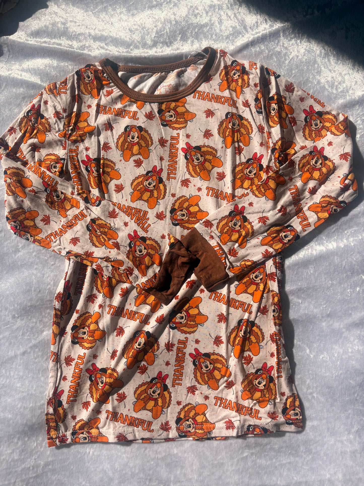 Thankful Mice Bamboo Two-Piece Set